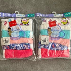 Hanes Girls Tagless Hipsters - size 4T-5T